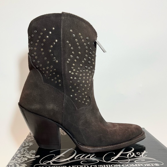 Dan Post Stud Boot NWT from Sundance Brown Size 8 - Picture 4 of 10